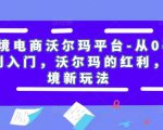 跨境电商沃尔玛平台-从0基础到入门,沃尔玛的红利,跨境新玩法-学习资源社