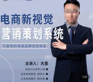 大圣·电商新视觉营销策划系统,可复制的电商品牌视觉识别系统-学习资源社