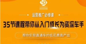 35节课程带你从入门成长为资深车手,让系统学习直通车成为可能,帮你实现直通车的低花费高产出-学习资源社