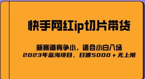2023爆火的快手网红IP切片,号称日佣5000+的蓝海项目,二驴的独家授权-学习资源社
