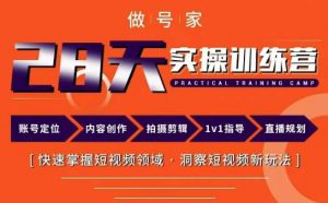 做号家内容创作实操运营课,快速掌握短视频领域,洞察短视频新玩法-学习资源社
