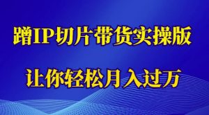 蹭这个IP切片带货实操版,让你轻松月入过万(教程+素材)-学习资源社