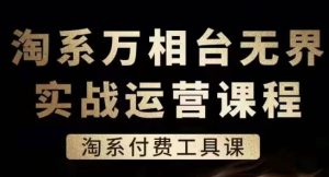 淘系万相台无界实战运营课,淘系付费工具课-学习资源社