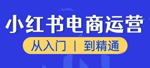 小红书电商运营课，从入门到精通，带你抓住又一个赚钱风口-学习资源社