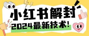2024最新小红书账号封禁解封方法,无限释放手机号【揭秘】-学习资源社