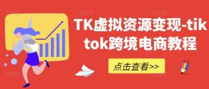 TK虚拟资源变现-tiktok跨境电商教程-学习资源社