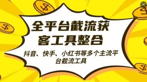 全平台截流获客工县整合全自动引流,日引2000+精准客户【揭秘】-学习资源社