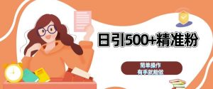 私域引流获客神器,全自动引流玩法日引 500+精准粉 加爆你的微信【揭秘】-学习资源社