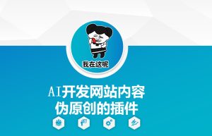 AI开发网站内容伪原创的插件,从零开始手把手教学-学习资源社
