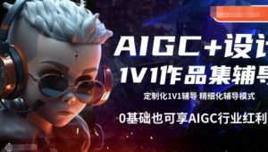 AIGC+设计1V1作品集辅导,0基础也可享AIGC行业红利-学习资源社