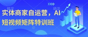 实体商家自运营,AI短视频矩阵特训班-学习资源社