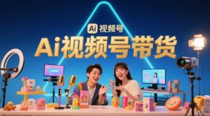 风口已至!AI视频号带货轻松月入过1W,99%的普通人却卡在内容制作门槛-学习资源社