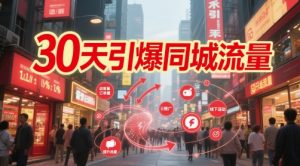 30天引爆同城流量:团购篇 认知篇 流量篇 来客篇 达人篇 老板人设IP篇 投流篇-学习资源社