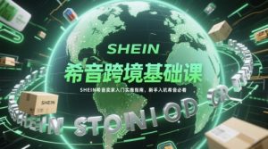 希音跨境基础课,SHEIN希音卖家入门实操指南,新手入坑希音必看-学习资源社