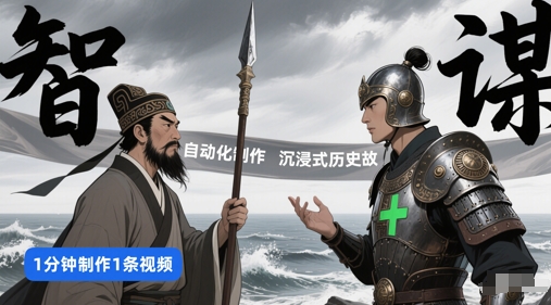 扣子工作流一键生成沉浸式历史故事，一天工作量，3分钟搞定-学习资源社