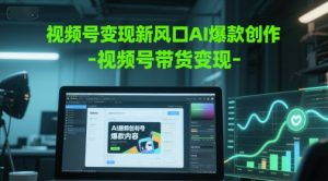 视频号变现新风口AI爆款创作-视频号带货变现-学习资源社