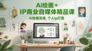 Ai绘画+IP商业自媒体精品课,Ai绘画实操,个人ip打造-学习资源社