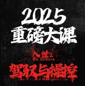 2025重磅大课,入世2,驾驭与控制-学习资源社