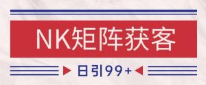 小红书某音NK赛道引流获客 自热矩阵日引200+【揭秘】-学习资源社
