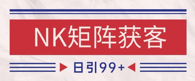 小红书某音NK赛道引流获客 自热矩阵日引200+【揭秘】-学习资源社