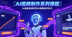 AI视频制作系列课程,从基础到进阶的AI视频制作技巧全涵盖-学习资源社