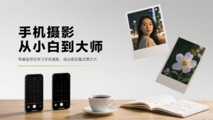 手机摄影从小白到大师,零基础带你学习手机摄影,拍出朋友圈点赞大片-学习资源社