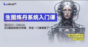 LibLibAI哩布哩布生图炼丹系统入门课,从生图到炼丹,只学这一门就够了-学习资源社