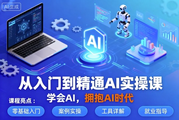 从入门到精通AI实操课，学会AI，拥抱AI时代-学习资源社