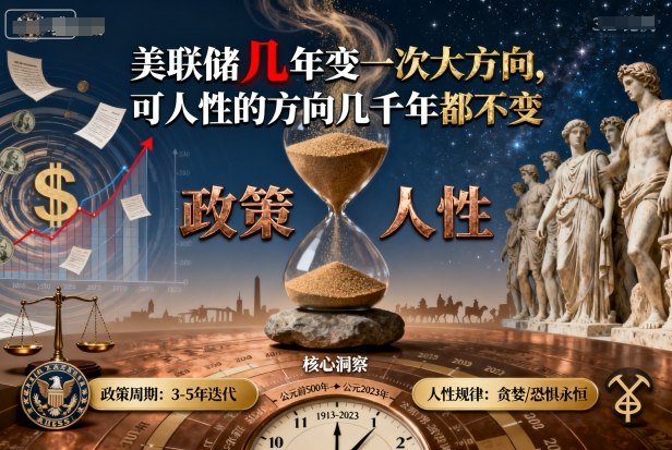 付费文章：美联储几年变一次大方向，可人性的方向几千年都不变-学习资源社