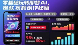 零基础玩转即梦AI,爆款视频创作秘籍-学习资源社